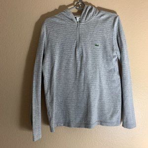 Men's Lacoste Hoodie, Medium, Heather Grey